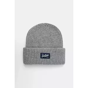 MC2 Saint Barth caciula de lana culoarea negru, de lana, din tricot gros imagine