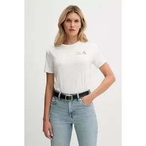 MC2 Saint Barth tricou din bumbac culoarea turcoaz, EMI0002 imagine