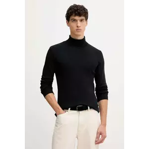 Marc O'Polo longsleeve din bumbac culoarea albastru marin, neted imagine