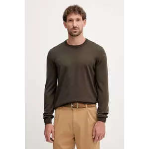 BOSS pulover de lana culoarea negru imagine