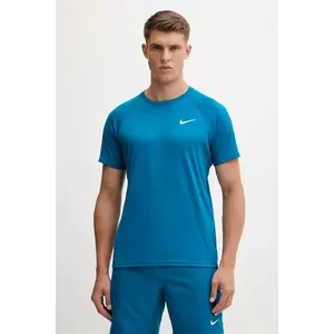 Nike tricou de antrenament culoarea rosu, neted imagine