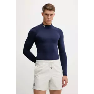 Under Armour mânecă lungă de antrenament ColdGear Compression culoarea alb, uni imagine