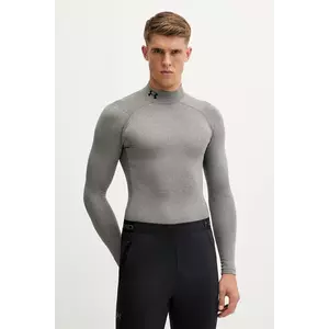 Under Armour mânecă lungă de antrenament ColdGear Compression culoarea alb, uni imagine