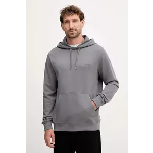 BOSS Orange hanorac de bumbac cu glugă, uni, 50509314 imagine