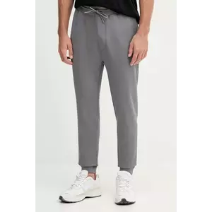 BOSS Orange pantaloni de trening din bumbac melanj imagine