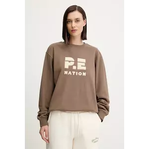 P.E Nation hanorac de bumbac Heads Up 2 culoarea roz, cu imprimeu, 243F434 imagine