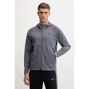 Under Armour jachetă de antrenament Unstoppable culoarea gri, de tranziție, 1389354 imagine