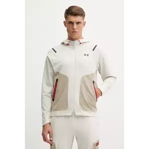 Under Armour jachetă de antrenament Unstoppable culoarea gri, de tranziție, 1389354 imagine
