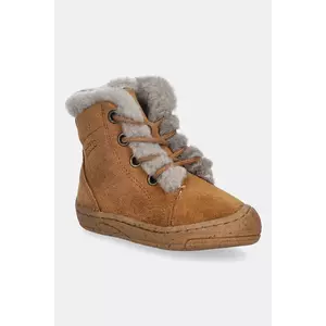 Froddo cizme de iarnă pentru copii din piele întoarsă MINNI SUEDE LACES culoarea bleumarin, G2110140 imagine