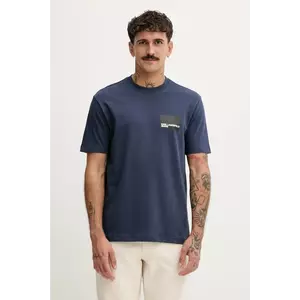 Karl Lagerfeld Jeans tricou din bumbac cu imprimeu, A1M17001 imagine