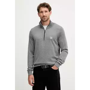 BOSS Orange pulover din amestec de lână culoarea negru, light, 50527585 imagine