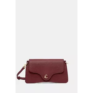 Coccinelle poșetă de piele culoarea bordo, E5 SSL 27 01 01 imagine