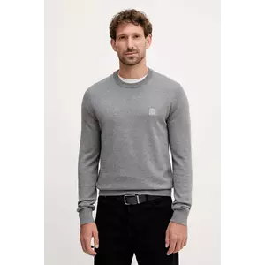 BOSS Orange pulover din amestec de lână culoarea bleumarin, light, 50527583 imagine