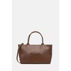 Answear.LAB poseta de piele culoarea maro imagine