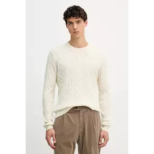 Hackett London pulover de lână culoarea alb, light, HM7000079 imagine