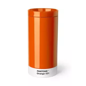 Pantone cană termică 430 ml culoarea galben imagine