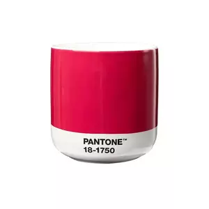 Pantone cană termică 190 ml culoarea roșu imagine