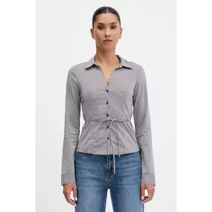Hollister Co. cămașă culoarea maro, cu guler clasic, slim, KI340-5442 imagine