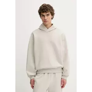 adidas bluză Soft Lux culoarea bej, cu glugă, uni, KB8088 imagine