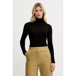 MC2 Saint Barth pulover de lână culoarea negru, light, cu guler, EKA0001 imagine