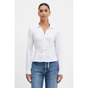 Hollister Co. cămașă culoarea alb, cu guler clasic, slim, KI340-5442 imagine