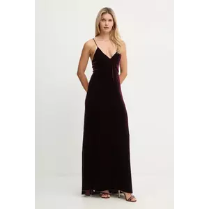 Forte Forte rochie din mătase culoarea bordo, maxi, evazați, 14351.mydress imagine