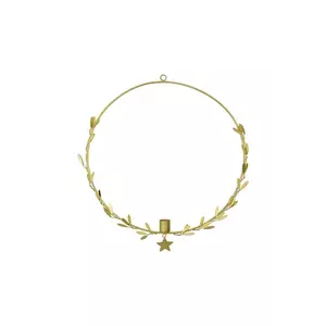 House Doctor sfeșnic decorativ suspendat HDMistel 35 cm culoarea galben imagine