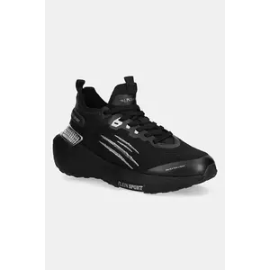 PLEIN SPORT sneakers Stealth Runner Extra Light culoarea negru, USC0733.STE003N.0291 imagine