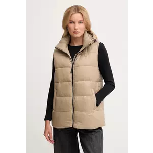 Pepe Jeans vestă culoarea bej, de iarnă, PL4024359 imagine