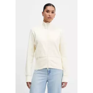 adidas bluză All Szn Winterized culoarea bej, uni, JW7434 imagine