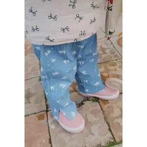 Konges Sløjd pantaloni de bumbac pentru copii VIDA PANTS GOTS KS104034 imagine