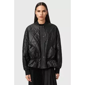 AllSaints geacă bomber ALII culoarea negru, de tranziție, oversize, W051OD imagine