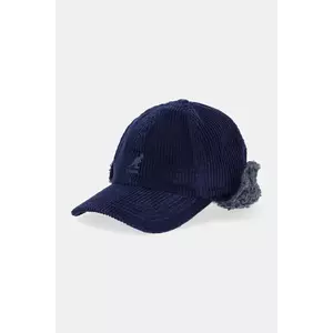 Kangol șapcă de baseball din bumbac EARFLAP culoarea bleumarin, K5470.HI501 imagine