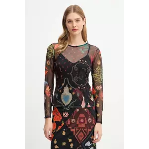 Never Fully Dressed longsleeve culoarea negru, NFDTO1941 imagine