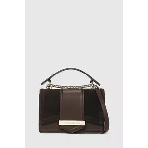 Karl Lagerfeld poșetă de piele culoarea maro, A4W30278 imagine