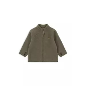 Konges Sløjd geacă copii THERMY FLEECE JACKET GRS culoarea verde, KS103548 imagine