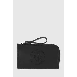 Karl Lagerfeld portofel de piele culoarea negru, A4W32024 imagine
