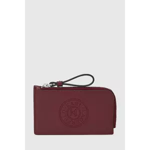 Karl Lagerfeld portofel de piele culoarea bordo, A4W32024 imagine
