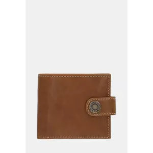 Barbour portofel de piele culoarea maro, MLG0075 imagine