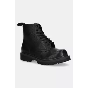 Aldo ghete de piele DOUBLEZERO culoarea negru, 14167811 imagine