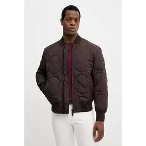 BOSS Orange geacă bomber culoarea maro, de tranziție, 50543486 imagine