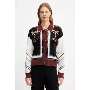 Never Fully Dressed cardigan culoarea negru, light, NFDKN706 imagine