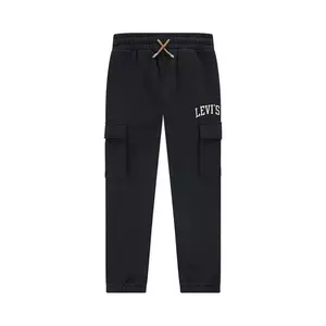 Levi's pantaloni de trening pentru copii CARGO JOGGER culoarea negru, cu imprimeu, 8EN651 imagine
