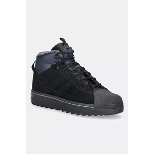 adidas Originals cizme de iarnă pentru copii SUPERSTAR WINTER TREK culoarea negru, JQ0346 imagine