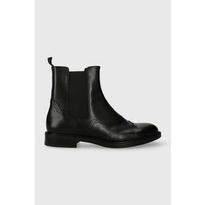 Vagabond Shoemakers ghete chelsea de piele AMINA femei, culoarea negru, cu toc plat, 5603.101.20 imagine