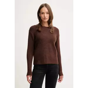 Pepe Jeans pulover din amestec de lână culoarea maro, PL7000031 imagine