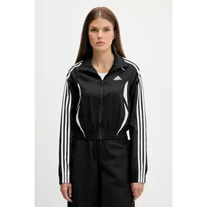 adidas Originals bluză Slim Tracktop culoarea negru, cu imprimeu, KE9786 imagine