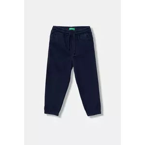 United Colors of Benetton pantaloni copii culoarea bleumarin, uni, 4RHPGF021 imagine