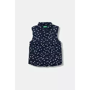 United Colors of Benetton vestă copii culoarea bleumarin, 2V3YGJ00O imagine