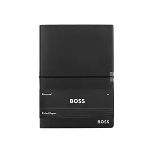 BOSS caiet Elegance Black Line A5 culoarea negru imagine